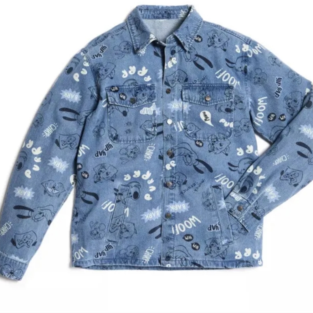 Disney Parks Critters Lightweight Denim Shirt Jacket